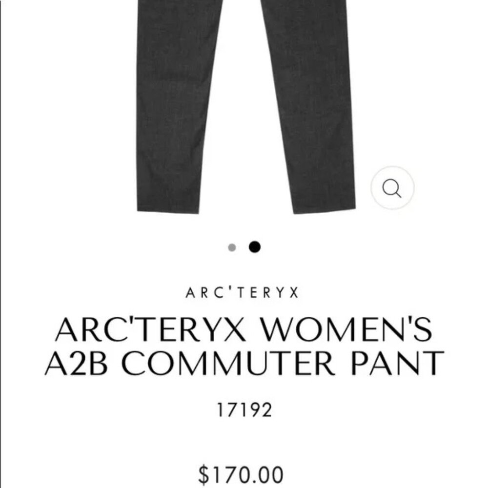 Arc'teryx Commuter Pant Size 0